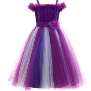 PINK WINGS Girls Party Tutu Dress Gown (Multi-Color)
